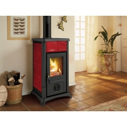 Poêle à bois Nordica Gemma Elégance rouge