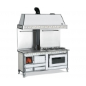 Cuisinière Mixte Wekos 180 LGE Inox Genziana