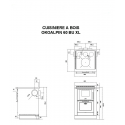 Cuisinière à bois Pertinger Okoalpin 60BU XL 8kW