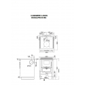 Cuisinière à bois Pertinger Okoalpin 60BU 8kW