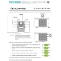 Cuisinière à bois Pertinger Okoalpin 60BU 8kW