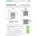 Cuisinière à bois Pertinger Okoalpin 70BU 8kW