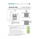 Cuisinière à bois mixte Pertinger Okoalpin 70BU+75 8kW
