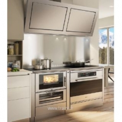 Cuisinière à bois mixte Pertinger Okoalpin 70BU+75 8kW