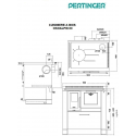 Cuisinière à bois Pertinger Okoalpin 80 7,5kw
