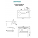 Cuisinière à bois Pertinger Okoalpin 100 8,5kW