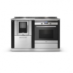 Cuisinière à bois mixte Pertinger Okoalpin 60+65 6kW