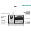 Cuisinière à bois mixte Pertinger Okoalpin 60+75 6kW