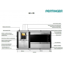 Cuisinière à bis mixte Pertinger Okoalpin 60+95 6kW