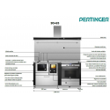 Cuisinière à bois mixte Pertinger Okoalpin 90+65 8kW