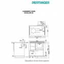 Cuisinière à bois mixte Pertinger Okoalpin 90+65 8kW