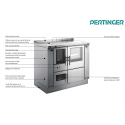 CUISINIERE A BOIS BOUILLEUR PERTINGER A TIRAGE INVERSE 100 - 15 kW