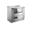 CUISINIERE A BOIS BOUILLEUR PERTINGER A TIRAGE INVERSE 100 - 15 kW