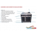 CUISINIERE A BOIS BOUILLEUR WEKOS HARMONY 90 - 13.3 kW
