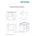 Cuisinière à bois Bouilleur Pertinger Okoalpin 90 plus 22kw