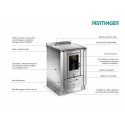 Cuisinière à bois Bouilleur Pertinger Okoalpin 60 15kW