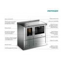 Cuisnière à bois Bouilleur Pertinger Okoalpin 100 plus 23kW