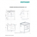 Cuisinière à bois Bouilleur Pertinger Okoalpin 80 15kW