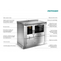 Cuisinière à bois Bouilleur Pertinger Okoalpin 100 17kW